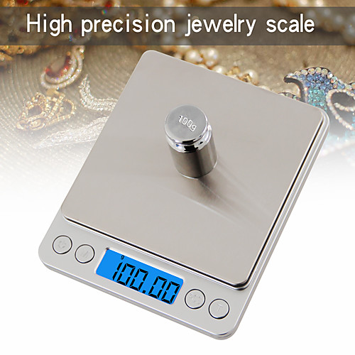 500g/0.01g LCD-Digital Screen Auto Off Electronic Kitchen Scale Digital Jewelry Scale Mini Pocket Digital Scale with 2 Trays
500g/0.01g LCD-Digital Screen Auto Off Electronic Kitchen Scale Digital Jewelry Scale Mini Pocket Digital Scale with 2 Trays
