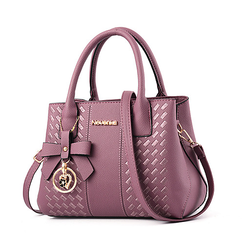 Women's Bags PU Leather Polyester Zipper Geometric Pattern Solid Color Daily Outdoor Leather Bags Handbags Black Red Blushing Pink Light Purple
Women's Bags PU Leather Polyester Zipper Geometric Pattern Solid Color Daily Outdoor Leather Bags Handbags Black Red Blushing Pink Light Purple