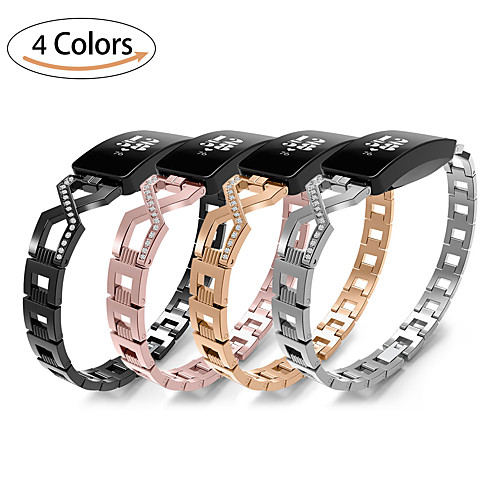 Watch Band for Fitbit Inspire HR / Fitbit Inspire Fitbit Jewelry Design Stainless Steel Wrist Strap
Watch Band for Fitbit Inspire HR / Fitbit Inspire Fitbit Jewelry Design Stainless Steel Wrist Strap