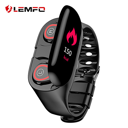 LEMFO M1 Smart Wristband with TWS True Wireless Earbuds BT Fitness Tracker Support Notify & Heart Rate Colorful LCD Monitor Waterproof Smartwatch
LEMFO M1 Smart Wristband with TWS True Wireless Earbuds BT Fitness Tracker Support Notify & Heart Rate Colorful LCD Monitor Waterproof Smartwatch