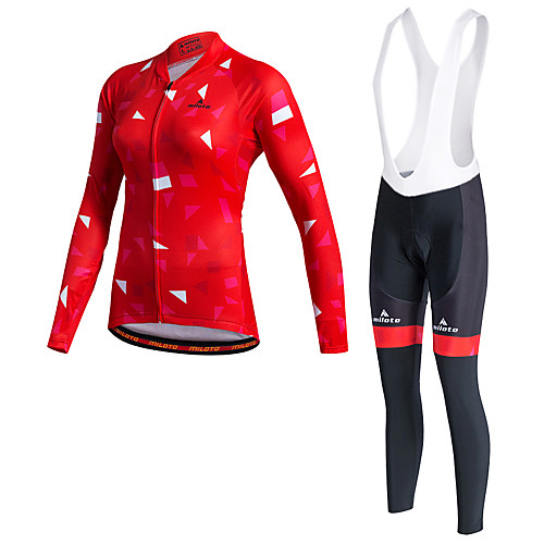 Miloto Women's Long Sleeve Cycling Jersey Winter Fleece Polyester Purple Yellow Red Bike Clothing Suit Thermal Warm Fleece Lining Quick Dry Reflective Strips Back Pocket Sports Patterned Mountain
Miloto Women's Long Sleeve Cycling Jersey Winter Fleece Polyester Purple Yellow Red Bike Clothing Suit Thermal Warm Fleece Lining Quick Dry Reflective Strips Back Pocket Sports Patterned Mountain