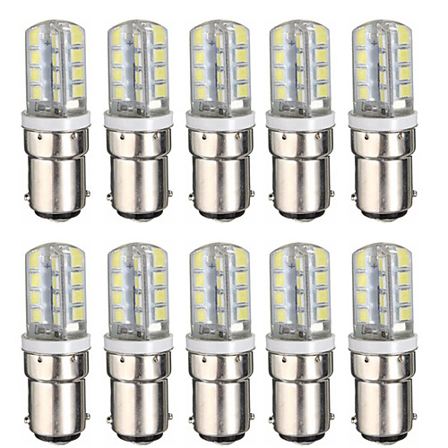 10pcs 3 W LED Corn Lights 300 lm BA15D T 32 LED Beads SMD 2835 Warm White White 220-240 V 110-120 V
10pcs 3 W LED Corn Lights 300 lm BA15D T 32 LED Beads SMD 2835 Warm White White 220-240 V 110-120 V