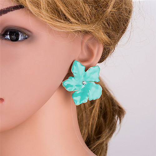 Women's Multicolor Stud Earrings Geometrical Flower Simple European Fashion Earrings Jewelry Black / Green / White For Daily 1 Pair
Women's Multicolor Stud Earrings Geometrical Flower Simple European Fashion Earrings Jewelry Black / Green / White For Daily 1 Pair