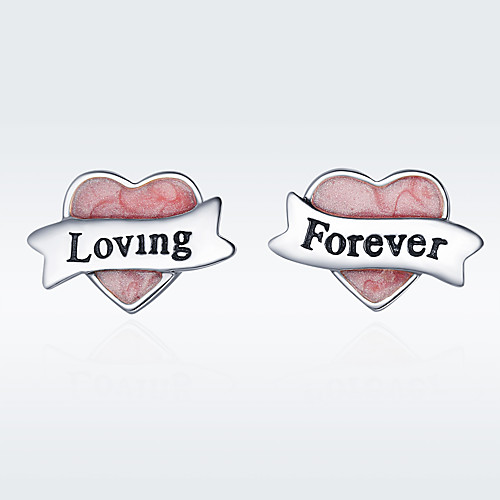 DISINIYA Real 925 Sterling Silver Heart Ribbon Pink Enamel Female Stud Earrings for Women Sterling Silver Jewelry Gift SCE177
DISINIYA Real 925 Sterling Silver Heart Ribbon Pink Enamel Female Stud Earrings for Women Sterling Silver Jewelry Gift SCE177