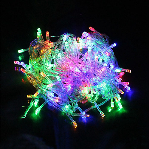 10m String Lights 100 LEDs 1pc Warm White White Red Creative Party Wedding 220 V
10m String Lights 100 LEDs 1pc Warm White White Red Creative Party Wedding 220 V