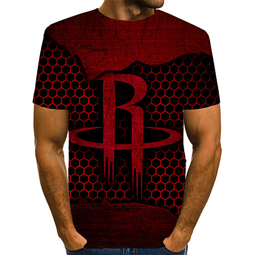Men's T shirt Graphic Geometric Print Short Sleeve Going out Tops Streetwear Exaggerated Wine
Men's T shirt Graphic Geometric Print Short Sleeve Going out Tops Streetwear Exaggerated Wine