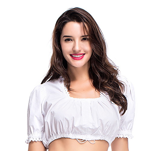 Oktoberfest Beer Blouse / Shirt Dirndl Trachtenkleider Women's Blouse Dress Bavarian Vacation Dress Costume White
Oktoberfest Beer Blouse / Shirt Dirndl Trachtenkleider Women's Blouse Dress Bavarian Vacation Dress Costume White