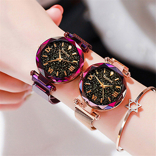 Women's Wrist Watch Quartz Watches Fashion Elegant Black Blue Purple Stainless Steel Quartz Black Rose Gold Purple Casual Watch 1 pc Analog One Year Battery Life
Women's Wrist Watch Quartz Watches Fashion Elegant Black Blue Purple Stainless Steel Quartz Black Rose Gold Purple Casual Watch 1 pc Analog One Year Battery Life
