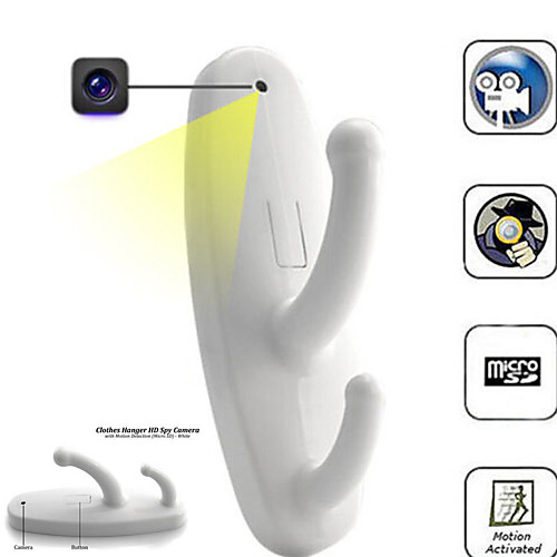 HD Detection Motion-activated Mini Clothing Hook Camera Premium Video Resolution Best Home Security Camera
HD Detection Motion-activated Mini Clothing Hook Camera Premium Video Resolution Best Home Security Camera