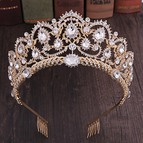 Alloy Tiaras / Headdress / Headpiece with Sparkling Glitter / Glitter 1pc Wedding Headpiece
Alloy Tiaras / Headdress / Headpiece with Sparkling Glitter / Glitter 1pc Wedding Headpiece