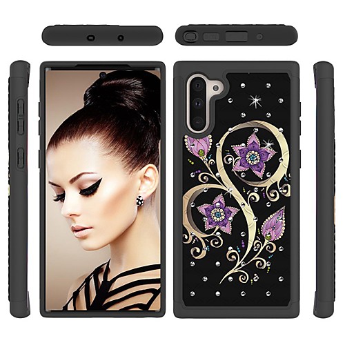 Case For Samsung Galaxy Note 9 / Galaxy Note 10 / Galaxy Note 10 Plus Shockproof / Rhinestone / Pattern Back Cover Flower TPU / PC
Case For Samsung Galaxy Note 9 / Galaxy Note 10 / Galaxy Note 10 Plus Shockproof / Rhinestone / Pattern Back Cover Flower TPU / PC