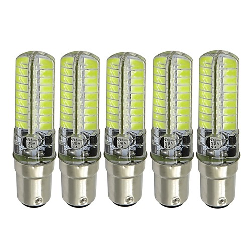 5pcs 3 W LED Corn Lights 170-200 lm BA15D 72 LED Beads SMD 5730 Decorative Lovely Warm White Cold White 12-24 V
5pcs 3 W LED Corn Lights 170-200 lm BA15D 72 LED Beads SMD 5730 Decorative Lovely Warm White Cold White 12-24 V