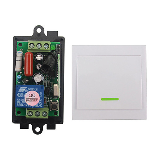 AC220V 1CH Learning Code Remote Controller /1000W Load / 1 Relay with 10A / 220V Power ON and OFF Switch / Wireless Remote Frequency 433mhz
AC220V 1CH Learning Code Remote Controller /1000W Load / 1 Relay with 10A / 220V Power ON and OFF Switch / Wireless Remote Frequency 433mhz