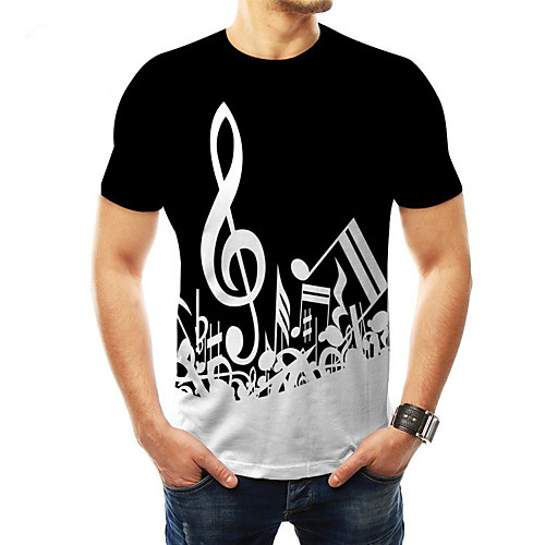 Men's T shirt Graphic 3D Print Short Sleeve Daily Wear Tops Basic Round Neck Black Rainbow
Men's T shirt Graphic 3D Print Short Sleeve Daily Wear Tops Basic Round Neck Black Rainbow