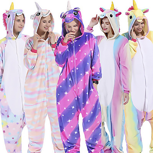 Kid's Adults' Kigurumi Pajamas Unicorn Flying Horse Pony Onesie Pajamas Flannel Fabric Black / White / Lavender / Dark Purple Cosplay For Men and Women Animal Sleepwear Cartoon Festival / Holiday
Kid's Adults' Kigurumi Pajamas Unicorn Flying Horse Pony Onesie Pajamas Flannel Fabric Black / White / Lavender / Dark Purple Cosplay For Men and Women Animal Sleepwear Cartoon Festival / Holiday