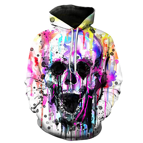 Men's Plus Size Hoodie 3D Skull Hooded Halloween Casual Streetwear Hoodies Sweatshirts Rainbow
Men's Plus Size Hoodie 3D Skull Hooded Halloween Casual Streetwear Hoodies Sweatshirts Rainbow