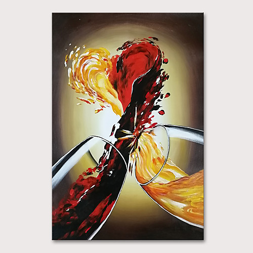 Oil Painting Hand Painted Vertical Abstract Still Life Modern Rolled Canvas (No Frame)
Oil Painting Hand Painted Vertical Abstract Still Life Modern Rolled Canvas (No Frame)
