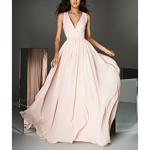 A-Line Empire Engagement Formal Evening Dress V Neck Sleeveless Court Train Chiffon with Pleats 2021
A-Line Empire Engagement Formal Evening Dress V Neck Sleeveless Court Train Chiffon with Pleats 2021