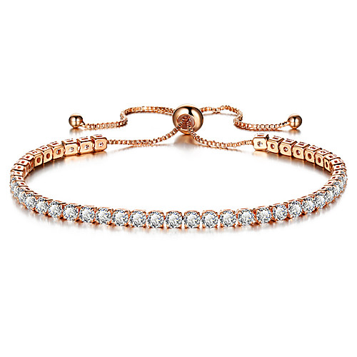 Women's Cubic Zirconia Bracelet Pendant Bracelet Classic Precious Simple Casual / Sporty Fashion Alloy Bracelet Jewelry Rose Gold / Purple / Silver For Daily Street Work
Women's Cubic Zirconia Bracelet Pendant Bracelet Classic Precious Simple Casual / Sporty Fashion Alloy Bracelet Jewelry Rose Gold / Purple / Silver For Daily Street Work