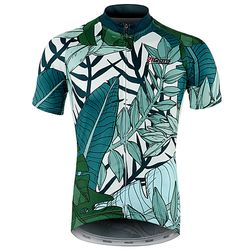 21Grams Floral Botanical Hawaii Men's Short Sleeve Cycling Jersey - Green Bike Jersey Top Quick Dry Moisture Wicking Breathable Sports Summer 100% Polyester Mountain Bike MTB Road Bike Cycling
21Grams Floral Botanical Hawaii Men's Short Sleeve Cycling Jersey - Green Bike Jersey Top Quick Dry Moisture Wicking Breathable Sports Summer 100% Polyester Mountain Bike MTB Road Bike Cycling