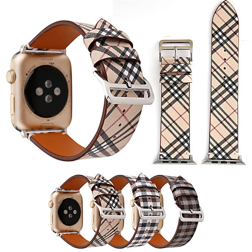 Plaid Pattern Leather Bracelet Strap For Apple Watch Band 44mm/40mm/42mm/38mm Women/Men Watches Wristband For Watch Series 3 2 1
Plaid Pattern Leather Bracelet Strap For Apple Watch Band 44mm/40mm/42mm/38mm Women/Men Watches Wristband For Watch Series 3 2 1