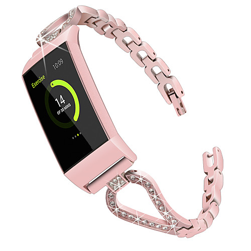 Watch Band for Fitbit Charge 3 Fitbit Sport Band / Jewelry Design Stainless Steel Wrist Strap
Watch Band for Fitbit Charge 3 Fitbit Sport Band / Jewelry Design Stainless Steel Wrist Strap