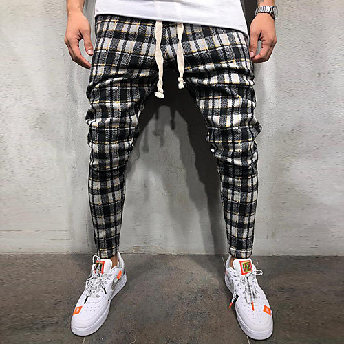 Men's Basic Chinos Pants Plaid Checkered Full Length Black Blue Red Yellow
Men's Basic Chinos Pants Plaid Checkered Full Length Black Blue Red Yellow