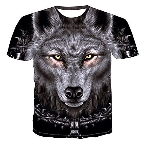 Men's T shirt Shirt Color Block 3D Animal Plus Size Print Short Sleeve Daily Tops Basic Exaggerated Round Neck Brown
Men's T shirt Shirt Color Block 3D Animal Plus Size Print Short Sleeve Daily Tops Basic Exaggerated Round Neck Brown