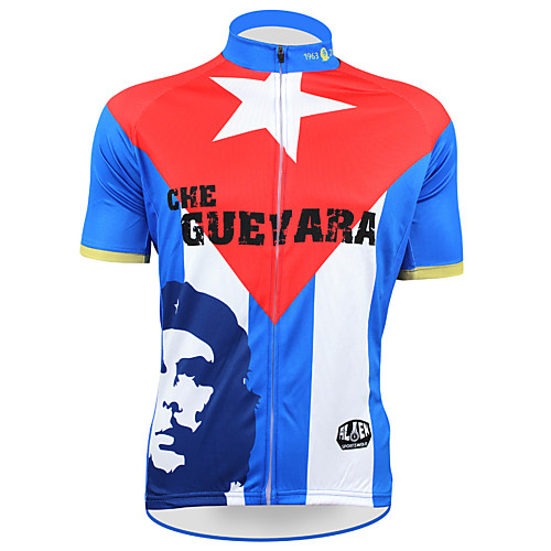 21Grams Che Guevara National Flag Men's Short Sleeve Cycling Jersey - RedBlue Bike Top UV Resistant Quick Dry Moisture Wicking Sports Summer Terylene Mountain Bike MTB Road Bike Cycling Clothing
21Grams Che Guevara National Flag Men's Short Sleeve Cycling Jersey - RedBlue Bike Top UV Resistant Quick Dry Moisture Wicking Sports Summer Terylene Mountain Bike MTB Road Bike Cycling Clothing