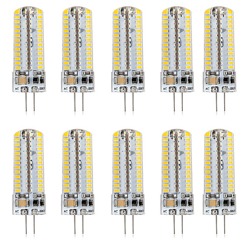 10pcs 5 W LED Bi-pin Lights 500 lm G4 T 104 LED Beads SMD 3014 Warm White White 220-240 V 110-120 V
10pcs 5 W LED Bi-pin Lights 500 lm G4 T 104 LED Beads SMD 3014 Warm White White 220-240 V 110-120 V