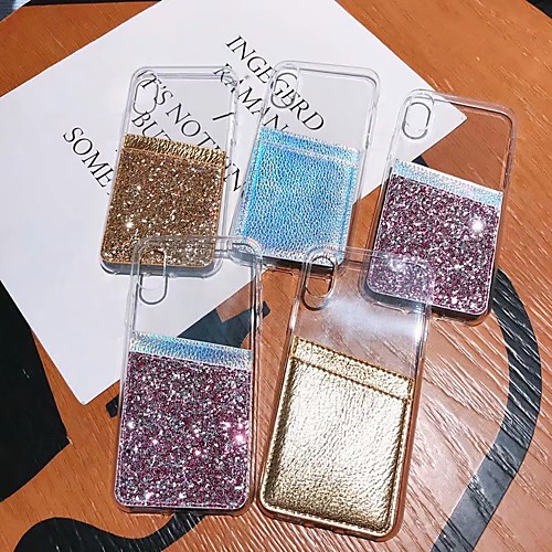 Case For Apple iPhone XS / iPhone XR / iPhone XS Max/7 8 plus 6splus 6 Card Holder / Shockproof / Translucent Back Cover Transparent / Glitter Shine TPU
Case For Apple iPhone XS / iPhone XR / iPhone XS Max/7 8 plus 6splus 6 Card Holder / Shockproof / Translucent Back Cover Transparent / Glitter Shine TPU