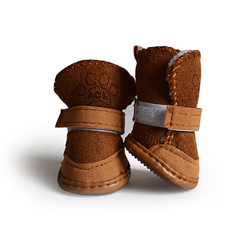 Dogs Boots / Shoes Portable Distinguished Ethnic Style Solid Colored Textured For Pets Velvet Flocked Goose Down ABS Resin Brown
Dogs Boots / Shoes Portable Distinguished Ethnic Style Solid Colored Textured For Pets Velvet Flocked Goose Down ABS Resin Brown
