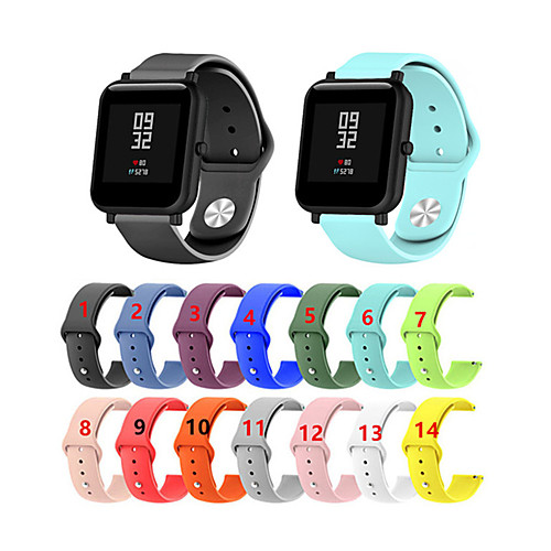 Silicone Soft Strap for Xiaomi Huami Amazfit Bip BIT Lite Youth Smart Watch Wrist Bracelet 20mm
Silicone Soft Strap for Xiaomi Huami Amazfit Bip BIT Lite Youth Smart Watch Wrist Bracelet 20mm