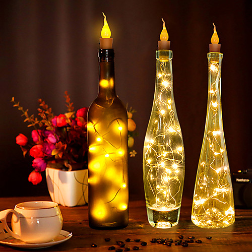 10x1M String Lights 10 LEDs Fire Flameless Decoration Lights for Bottle Wine Decoration Warm White RGB White Creative Party Birthday Date Proposal Batteries Powered
10x1M String Lights 10 LEDs Fire Flameless Decoration Lights for Bottle Wine Decoration Warm White RGB White Creative Party Birthday Date Proposal Batteries Powered