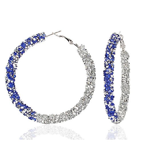Women's Gold Blue Green Hoop Earrings Earrings Geometrical Donuts Colorful Fashion Korean Cute Sweet Imitation Diamond Earrings Jewelry Blue / Gray / Green For Party Street Daily Holiday Festival 1
Women's Gold Blue Green Hoop Earrings Earrings Geometrical Donuts Colorful Fashion Korean Cute Sweet Imitation Diamond Earrings Jewelry Blue / Gray / Green For Party Street Daily Holiday Festival 1