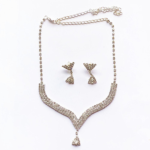 Women's Jewelry Set Bridal Jewelry Sets Geometrical Precious Fashion Silver Plated Earrings Jewelry Silver For Christmas Wedding Halloween Party Evening Gift 1 set
Women's Jewelry Set Bridal Jewelry Sets Geometrical Precious Fashion Silver Plated Earrings Jewelry Silver For Christmas Wedding Halloween Party Evening Gift 1 set