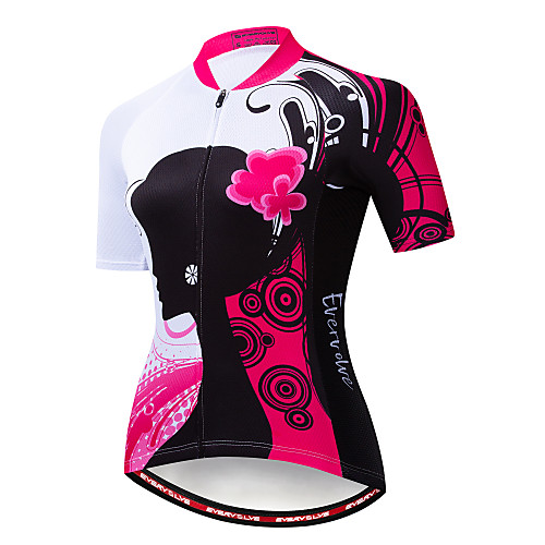 EVERVOLVE Floral Botanical Women's Short Sleeve Cycling Jersey - Fuchsia Bike Jersey Top Quick Dry Moisture Wicking Breathable Sports Summer Polyster Lycra Cotton Mountain Bike MTB Road Bike Cycling
EVERVOLVE Floral Botanical Women's Short Sleeve Cycling Jersey - Fuchsia Bike Jersey Top Quick Dry Moisture Wicking Breathable Sports Summer Polyster Lycra Cotton Mountain Bike MTB Road Bike Cycling