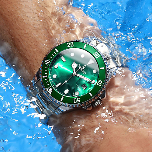 Men's Dress Watch Quartz Formal Style Stylish Stainless Steel Silver 30 m Water Resistant / Waterproof Calendar / date / day Casual Watch Analog Luxury Fashion - Black Green Blue One Year Battery Life
Men's Dress Watch Quartz Formal Style Stylish Stainless Steel Silver 30 m Water Resistant / Waterproof Calendar / date / day Casual Watch Analog Luxury Fashion - Black Green Blue One Year Battery Life