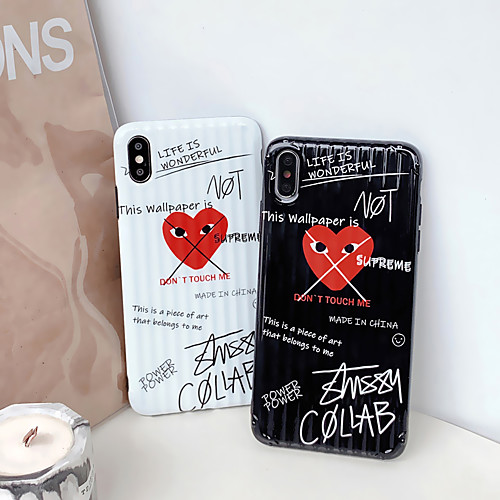 Case For Apple iPhone XS / iPhone XR / iPhone XS Max Ultra-thin / Pattern Back Cover Word / Phrase / Heart TPU
Case For Apple iPhone XS / iPhone XR / iPhone XS Max Ultra-thin / Pattern Back Cover Word / Phrase / Heart TPU