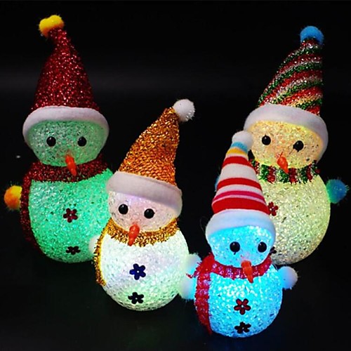 1pc Christmas LED Snowman Night Light Cute Snowman Shaped Popular Glow in the Dark for Children Color Random
1pc Christmas LED Snowman Night Light Cute Snowman Shaped Popular Glow in the Dark for Children Color Random