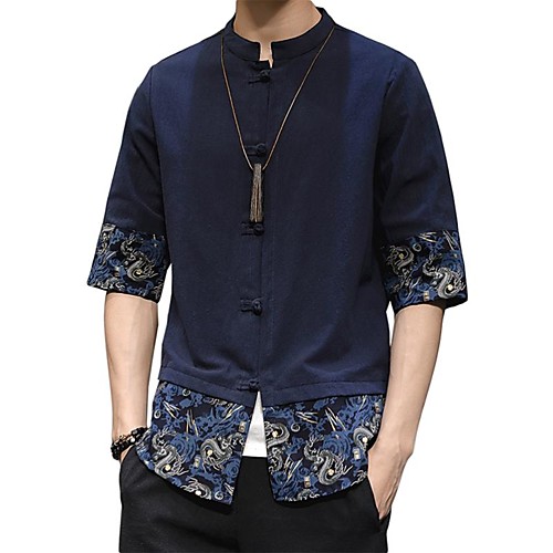 Men's Shirt Solid Colored Color Block Paisley Short Sleeve Daily Tops Elegant Vintage Round Neck Wine Gray Black
Men's Shirt Solid Colored Color Block Paisley Short Sleeve Daily Tops Elegant Vintage Round Neck Wine Gray Black