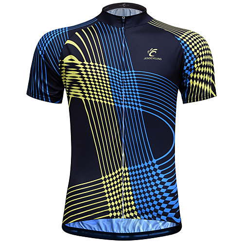 JESOCYCLING Men's Short Sleeve Cycling Jersey Summer Polyester Black Plaid Checkered Bike Jersey Mountain Bike MTB Road Bike Cycling Anatomic Design Quick Dry Breathable Sports Clothing Apparel
JESOCYCLING Men's Short Sleeve Cycling Jersey Summer Polyester Black Plaid Checkered Bike Jersey Mountain Bike MTB Road Bike Cycling Anatomic Design Quick Dry Breathable Sports Clothing Apparel
