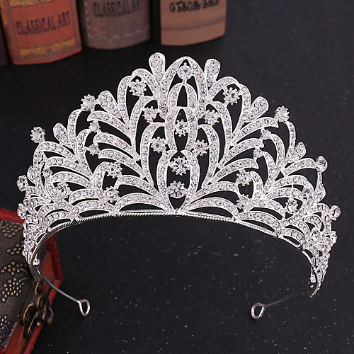 Alloy Tiaras / Headdress / Headpiece with Sparkling Glitter / Glitter 1pc Wedding Headpiece
Alloy Tiaras / Headdress / Headpiece with Sparkling Glitter / Glitter 1pc Wedding Headpiece