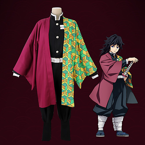 Inspired by Demon Slayer: Kimetsu no Yaiba Cosplay Anime Cosplay Costumes Japanese Cosplay Suits Coat Pants Waist Belt For Men's / 1 Bundle / 1 Bundle
Inspired by Demon Slayer: Kimetsu no Yaiba Cosplay Anime Cosplay Costumes Japanese Cosplay Suits Coat Pants Waist Belt For Men's / 1 Bundle / 1 Bundle