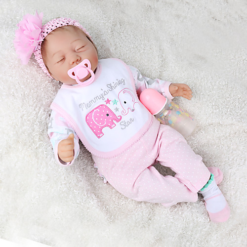 NPKCOLLECTION 22 inch Reborn Doll Baby & Toddler Toy Reborn Toddler Doll Baby Boy Baby Girl Gift Cute Lovely Parent-Child Interaction Tipped and Sealed Nails Cloth 3/4 Silicone Limbs and Cotton
NPKCOLLECTION 22 inch Reborn Doll Baby & Toddler Toy Reborn Toddler Doll Baby Boy Baby Girl Gift Cute Lovely Parent-Child Interaction Tipped and Sealed Nails Cloth 3/4 Silicone Limbs and Cotton