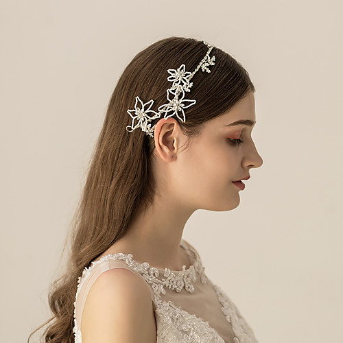 Rhinestone / Alloy Headbands / Headdress with Rhinestone / Sparkling Glitter / Floral 1pc Wedding / Party / Evening Headpiece
Rhinestone / Alloy Headbands / Headdress with Rhinestone / Sparkling Glitter / Floral 1pc Wedding / Party / Evening Headpiece
