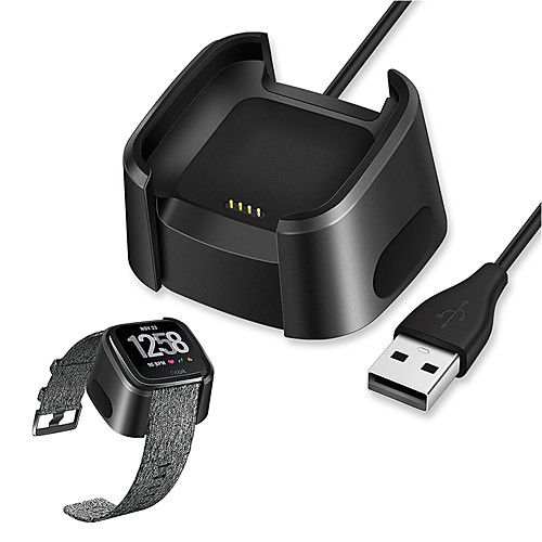 Replacement USB Charger Charging Dock Cable Charger Cord for Fitbit Versa Lite / Fitbit Versa Bracelet Wristband Dock Adapter
Replacement USB Charger Charging Dock Cable Charger Cord for Fitbit Versa Lite / Fitbit Versa Bracelet Wristband Dock Adapter