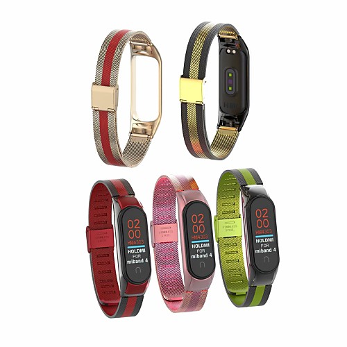 Watch Band for Mi Band 3 / Xiaomi Mi Band 4 Xiaomi Jewelry Design Stainless Steel Wrist Strap
Watch Band for Mi Band 3 / Xiaomi Mi Band 4 Xiaomi Jewelry Design Stainless Steel Wrist Strap