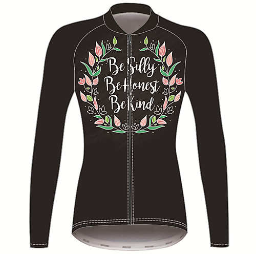 21Grams Peace & Love Women's Long Sleeve Cycling Jersey - Black Bike Jersey Top Thermal Warm UV Resistant Anatomic Design Sports Winter 100% Polyester Mountain Bike MTB Road Bike Cycling Clothing
21Grams Peace & Love Women's Long Sleeve Cycling Jersey - Black Bike Jersey Top Thermal Warm UV Resistant Anatomic Design Sports Winter 100% Polyester Mountain Bike MTB Road Bike Cycling Clothing