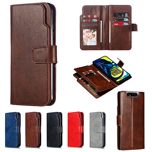 Phone Case For Samsung Galaxy Full Body Case Leather Wallet Card A6 (2018) A6 (2018) A3 A5 A8 2018 A8 2018 A7 A40 A90 A70 Wallet Card Holder Flip Solid Color PU Leather TPU
Phone Case For Samsung Galaxy Full Body Case Leather Wallet Card A6 (2018) A6 (2018) A3 A5 A8 2018 A8 2018 A7 A40 A90 A70 Wallet Card Holder Flip Solid Color PU Leather TPU